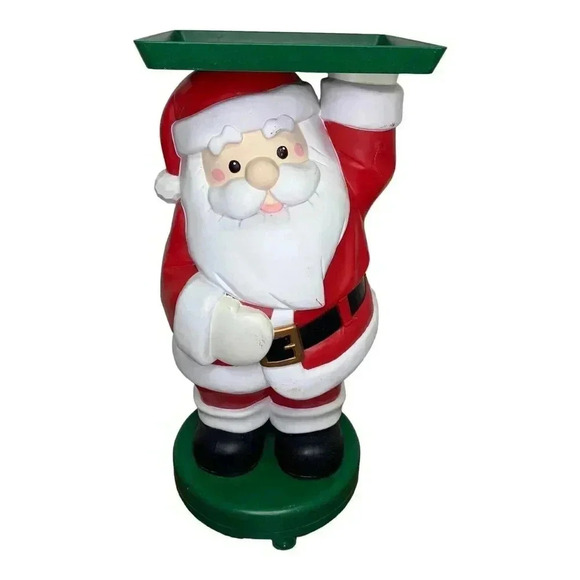 Mr. Christmas 22" Serving Santa with Tray on Wheels No Remote - Picture 1 of 13